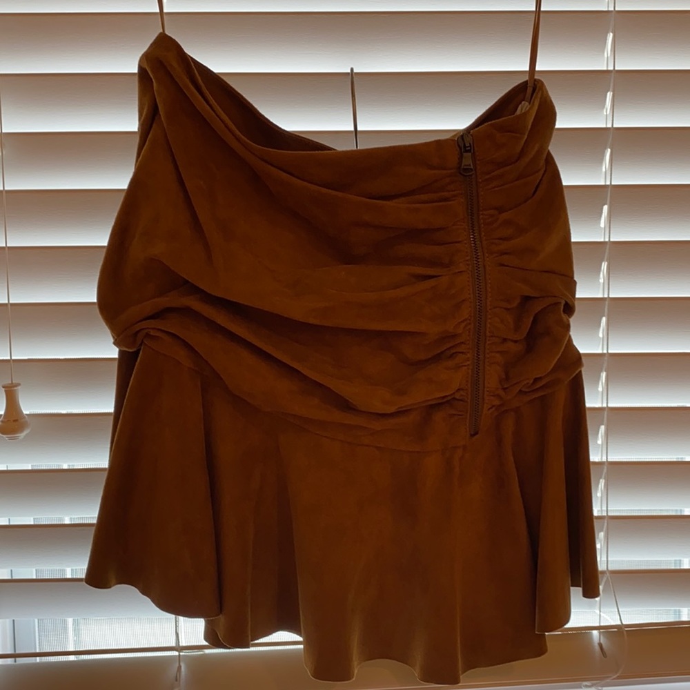 COPY - Veronica Beard suede skirt